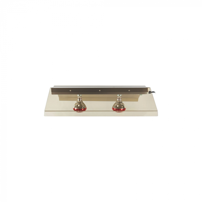 Cadru de pastrare la cald a farfuriilor cu o lampa infrarosu, +30°C +90°C, 450x680x250(h) mm, PIA4714 [1]