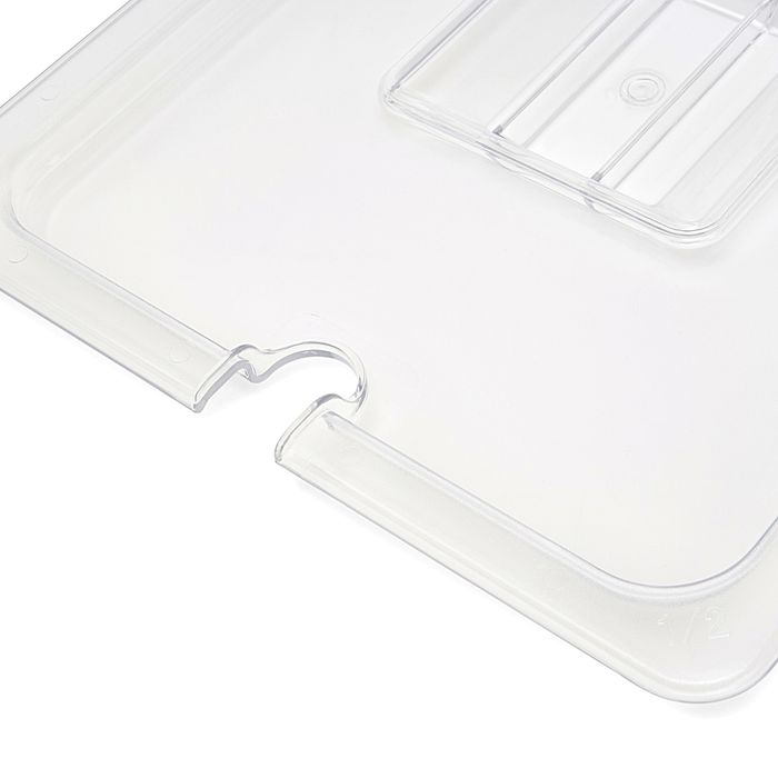 Capac gastronorm 1/2 gn policarbonat transparent cu decupaj polonic [2]