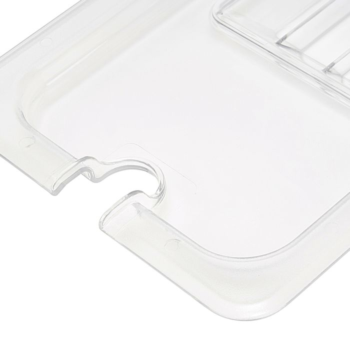 Capac gastronorm 1/3 gn policarbonat transparent cu decupaj polonic [2]