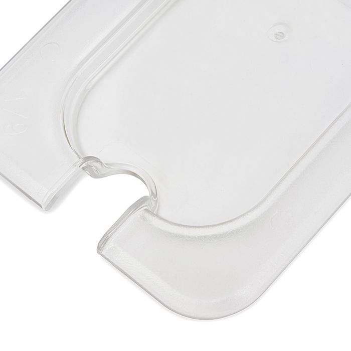 Capac gastronorm 1/9 gn policarbonat transparent cu decupaj polonic [2]