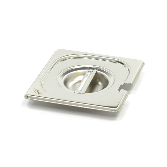Capac inox cu fantă pentru lingură servire GN 1/6 [2]