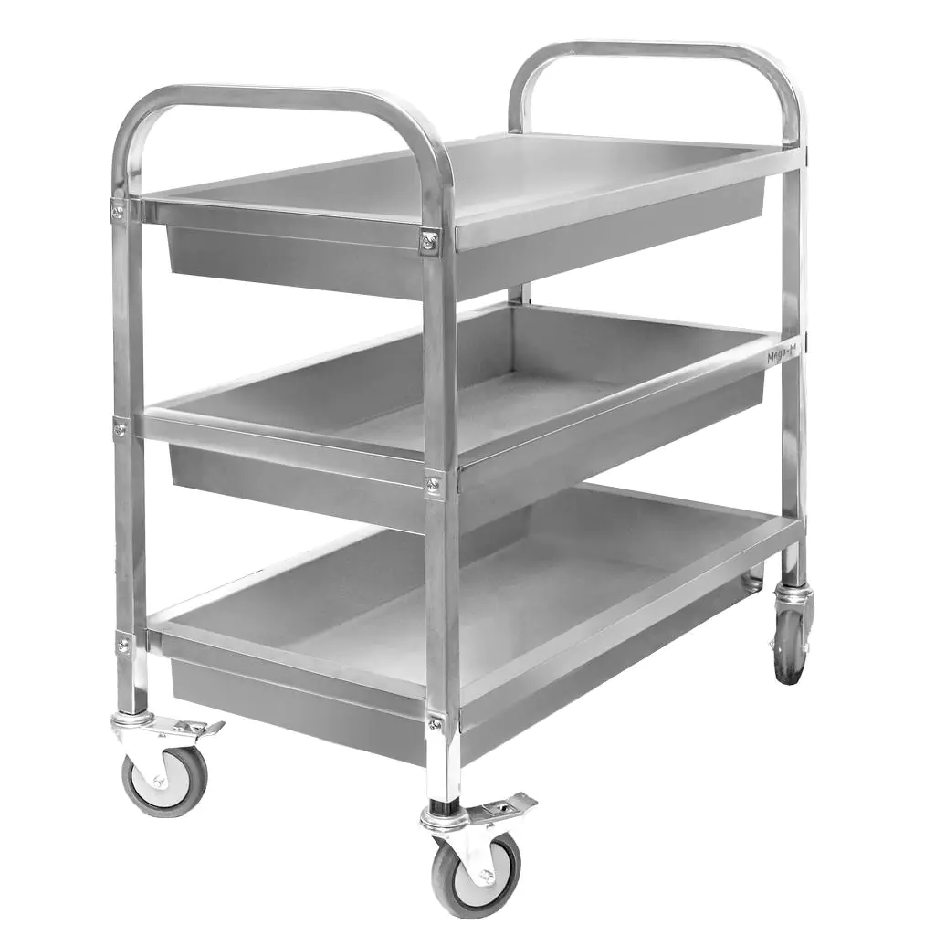 Carucior chelneri 3 rafturi 85x45x90cm [2]