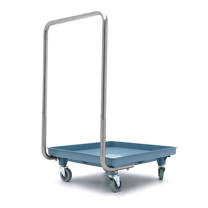 Carucior cosuri masina de spalat, 54 x 60 cm, inox, capacitate 60 kg [5]