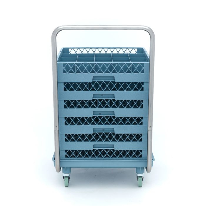 Carucior cosuri masina de spalat, 54 x 60 cm, inox, capacitate 60 kg [8]