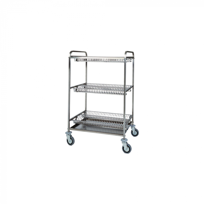 Carucior de scurgere pentru farfurii, 1100x620x1340(h) mm, CA1400 [1]