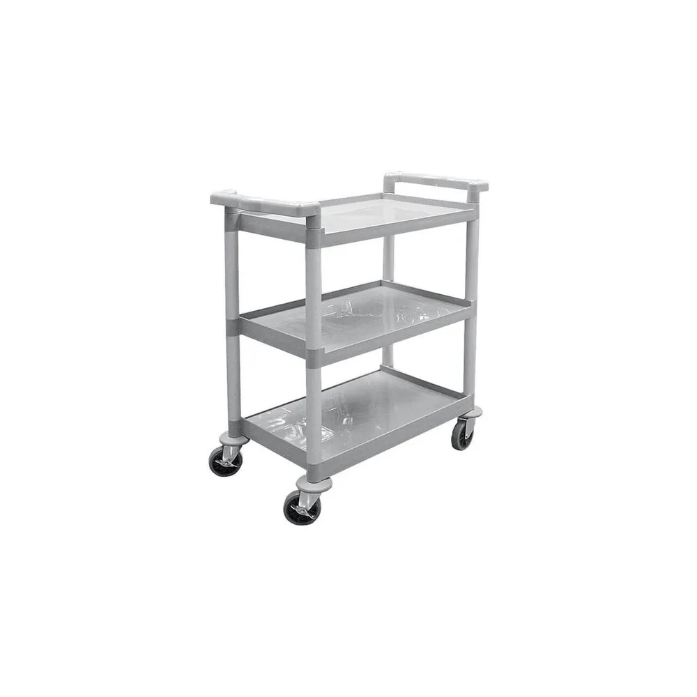 Carucior de servire cu 3 nivele, polipropilena, 800x410x950 mm [3]