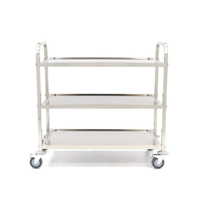 Carucior de Servire din Otel Inoxidabil cu 3 Polite, L95 x A51 x H94 cm [5]