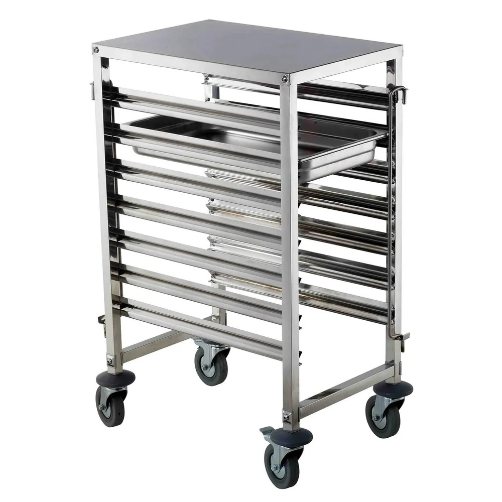 Carucior debarasare tavi inox, 7 x GN 1/1, 44.5x61.5 cm [2]