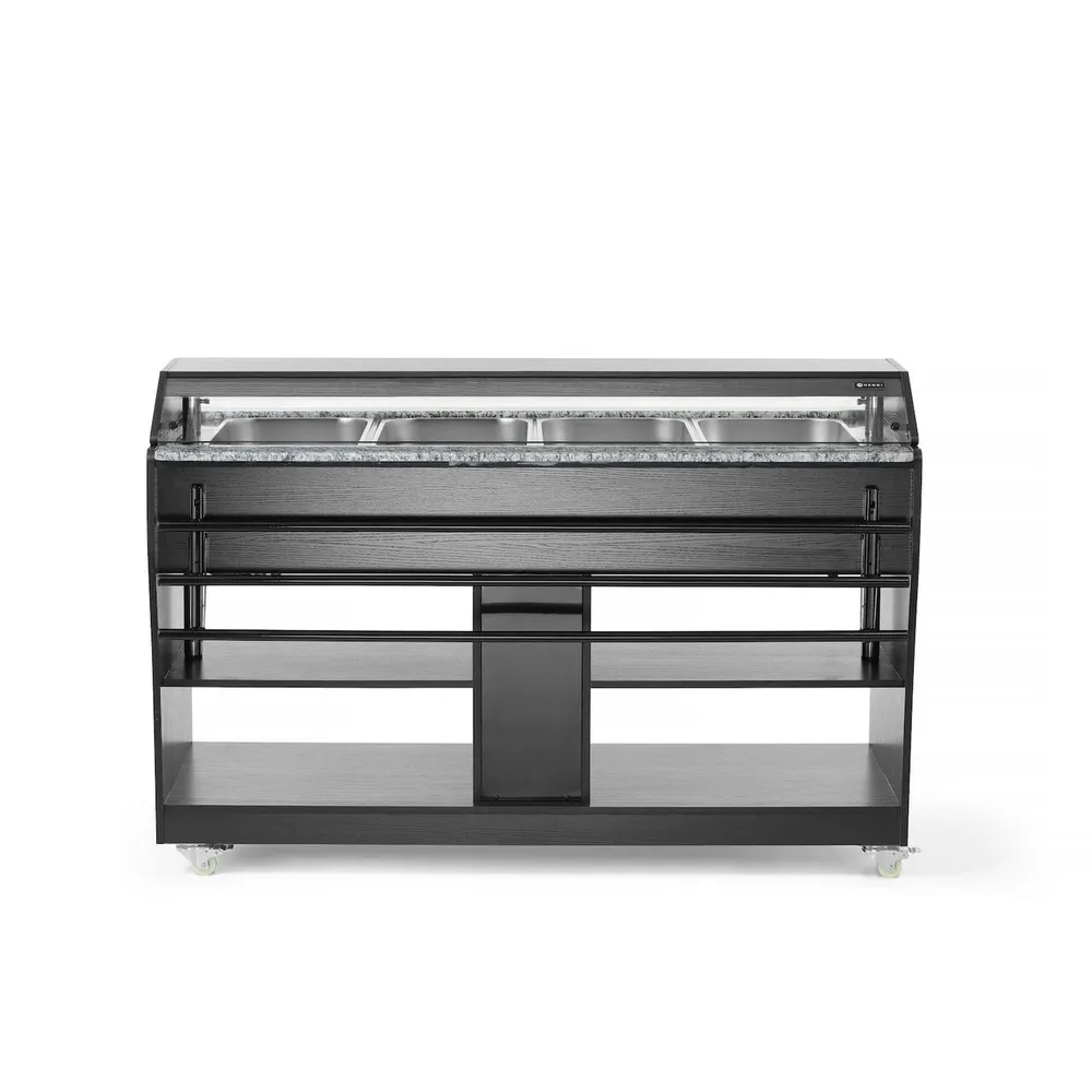 Carucior incalzire GN1/1, 2000W, 1490x765x1370 mm, pentru bufet [2]