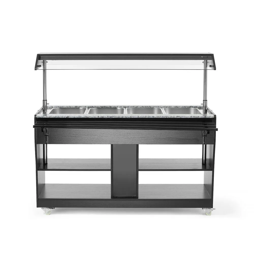 Carucior incalzire GN1/1, 2000W, 1490x765x1370 mm, pentru bufet [6]