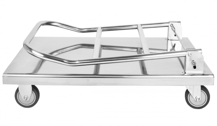 Carucior inox pentru transport 500x690 mm TWB-1 [4]