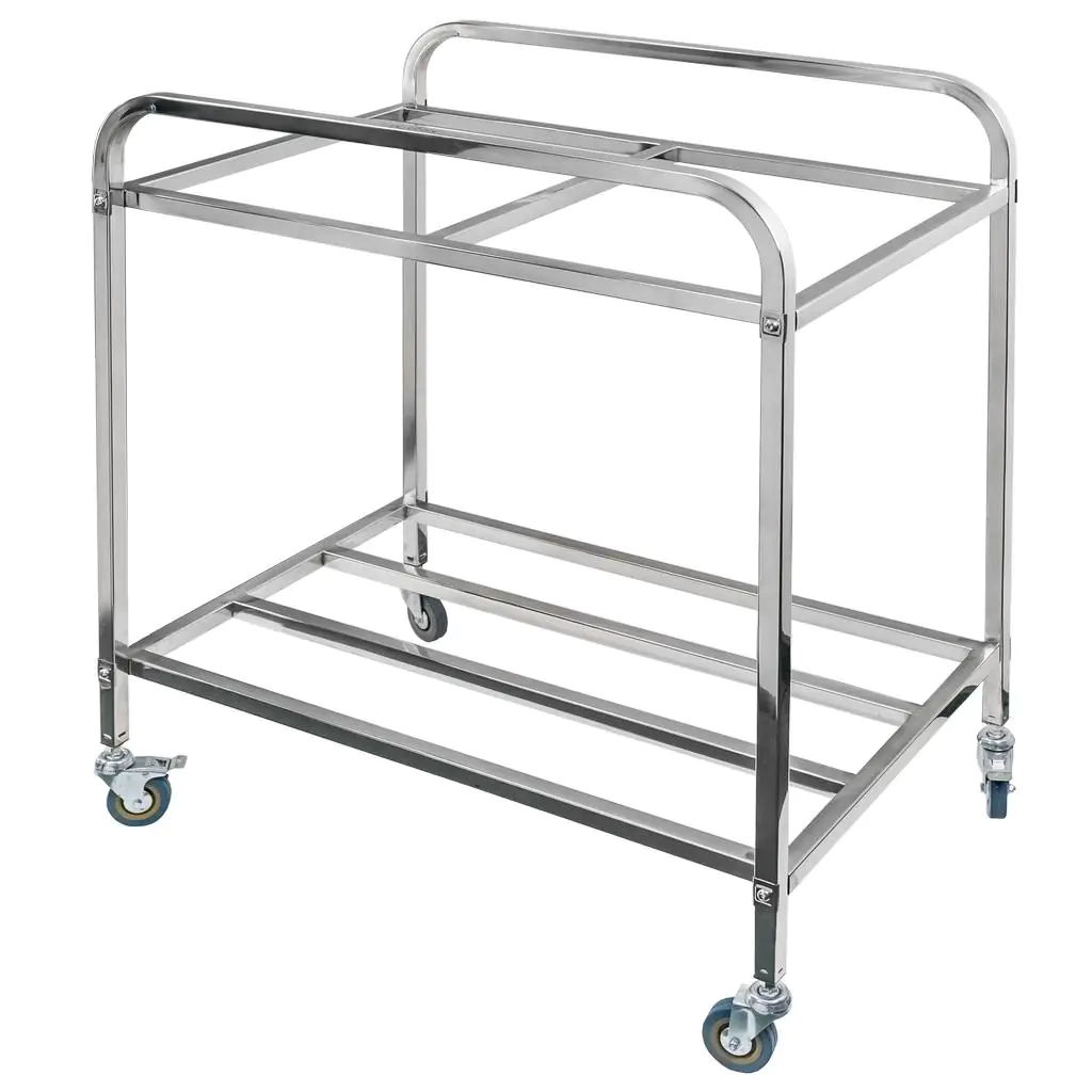Carucior rufe cu 2 saci 90x60x102cm, inox [6]