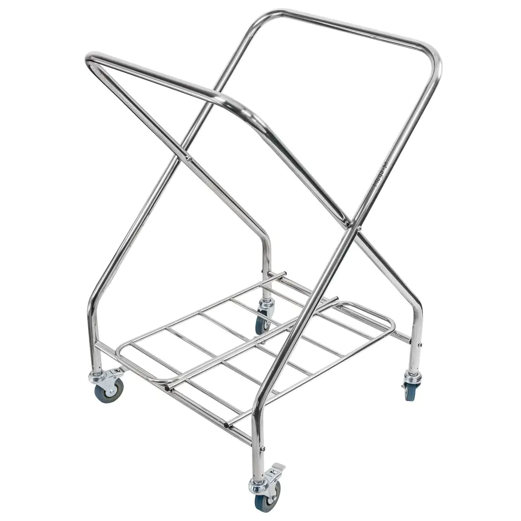 Carucior rufe pliabil 60x60x106cm, inox [6]
