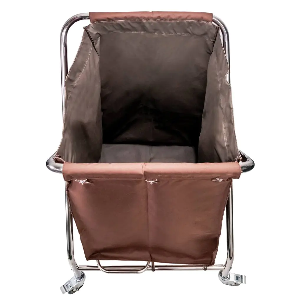 Carucior rufe pliabil 60x60x106cm, inox [5]