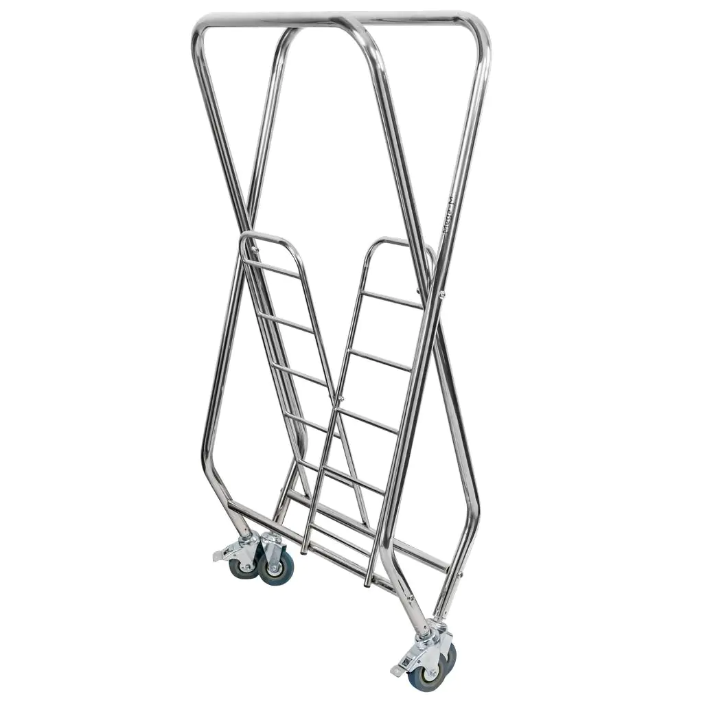 Carucior rufe pliabil 60x60x106cm, inox [7]