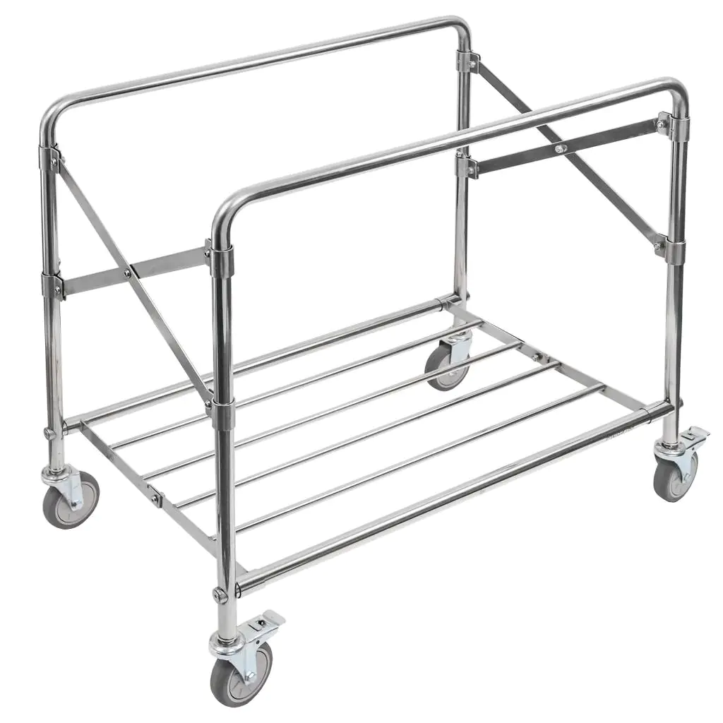 Carucior rufe pliabil 83x55x83cm, inox [8]