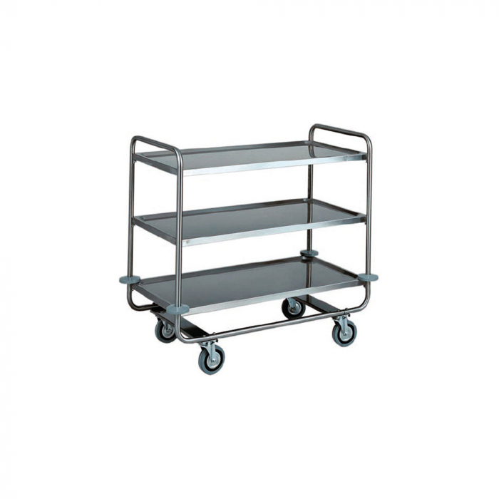 Carucior servire din inox cu 3 polite, 1100x600x1000 mm, CA1431 [1]