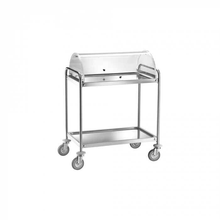Carucior servire din otel inoxidabil cu 2 polite, 1100x600x1090 mm, CA1391C [1]