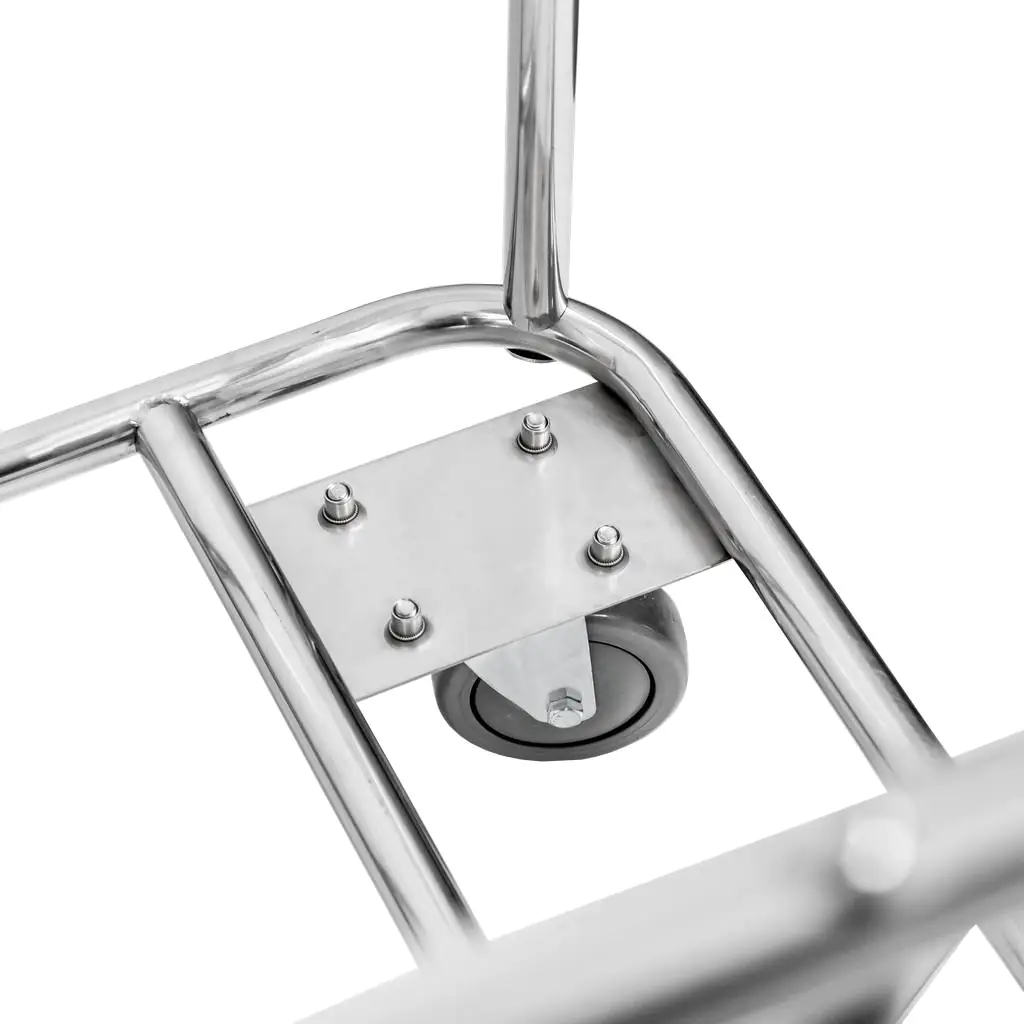 Carucior sortare rufe 90x65x78cm, inox [2]