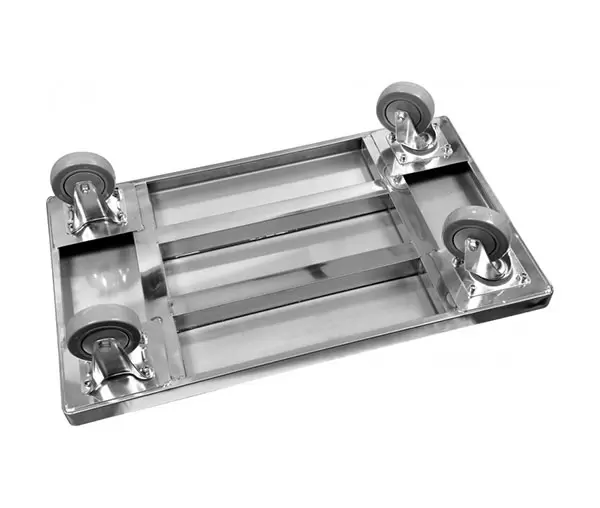Carucior inox pentru transport 600x430mm [2]