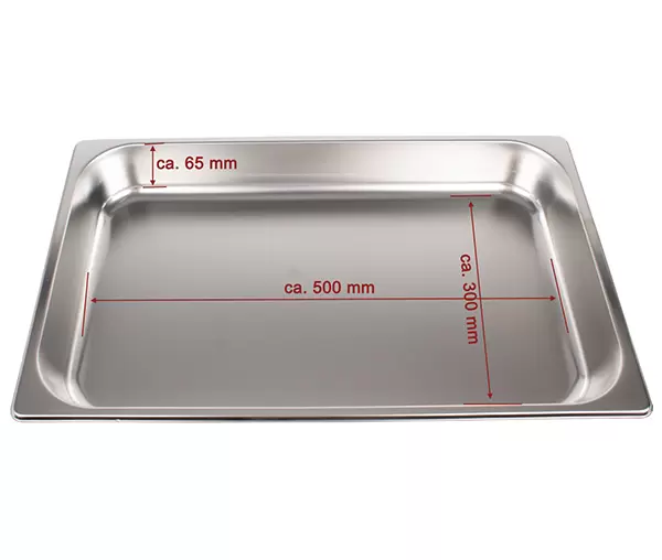 Chafing dish electric 500x300x65 mm, 230V 0,5 kW, BCD-E [4]