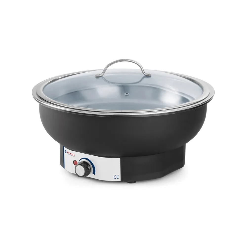Chafing dish electric rotund, 6.8 litri, 500W, termostat 0-85C [1]