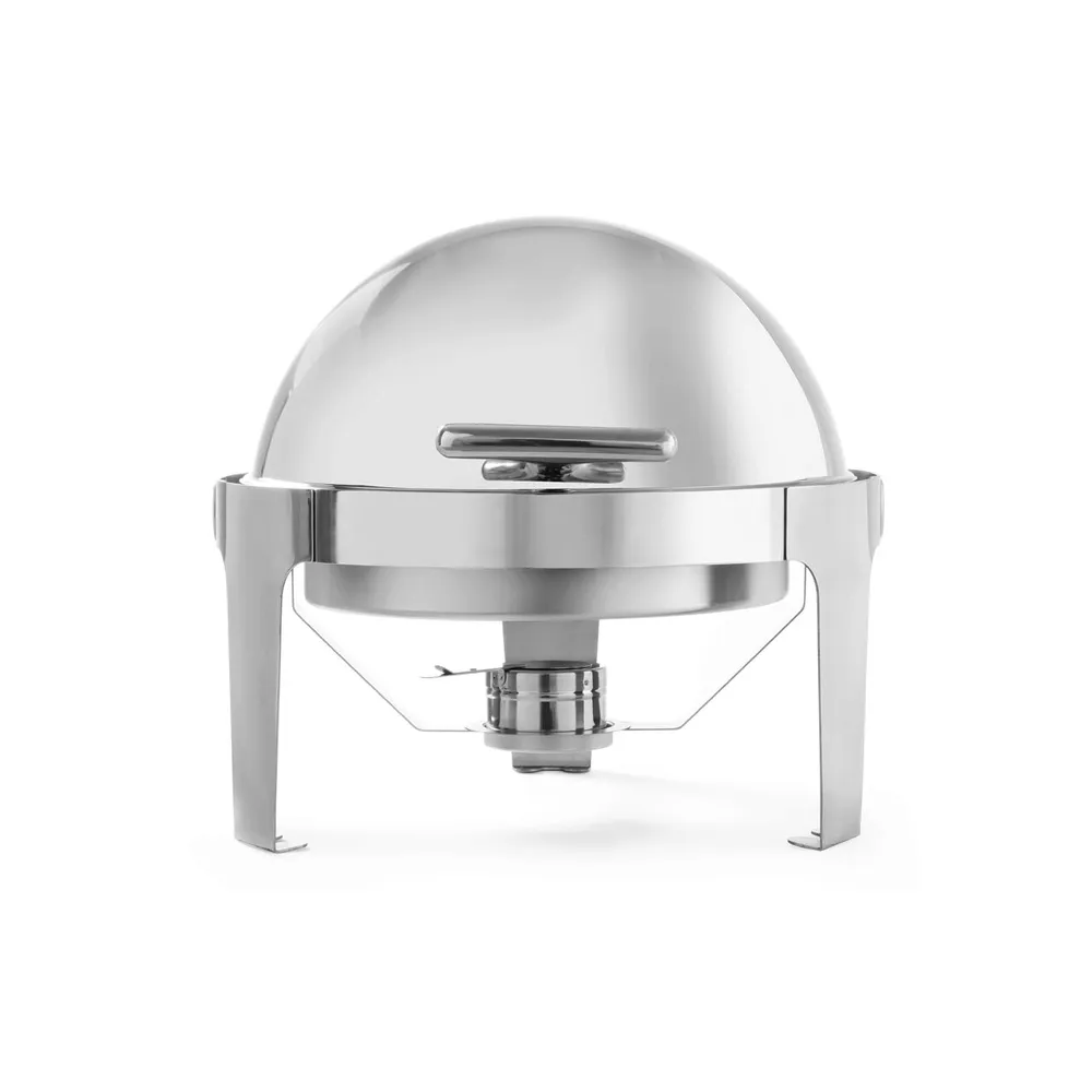 Chafing dish roll-top rotund, 5.6 litri, inox, 510x540x480 mm [2]