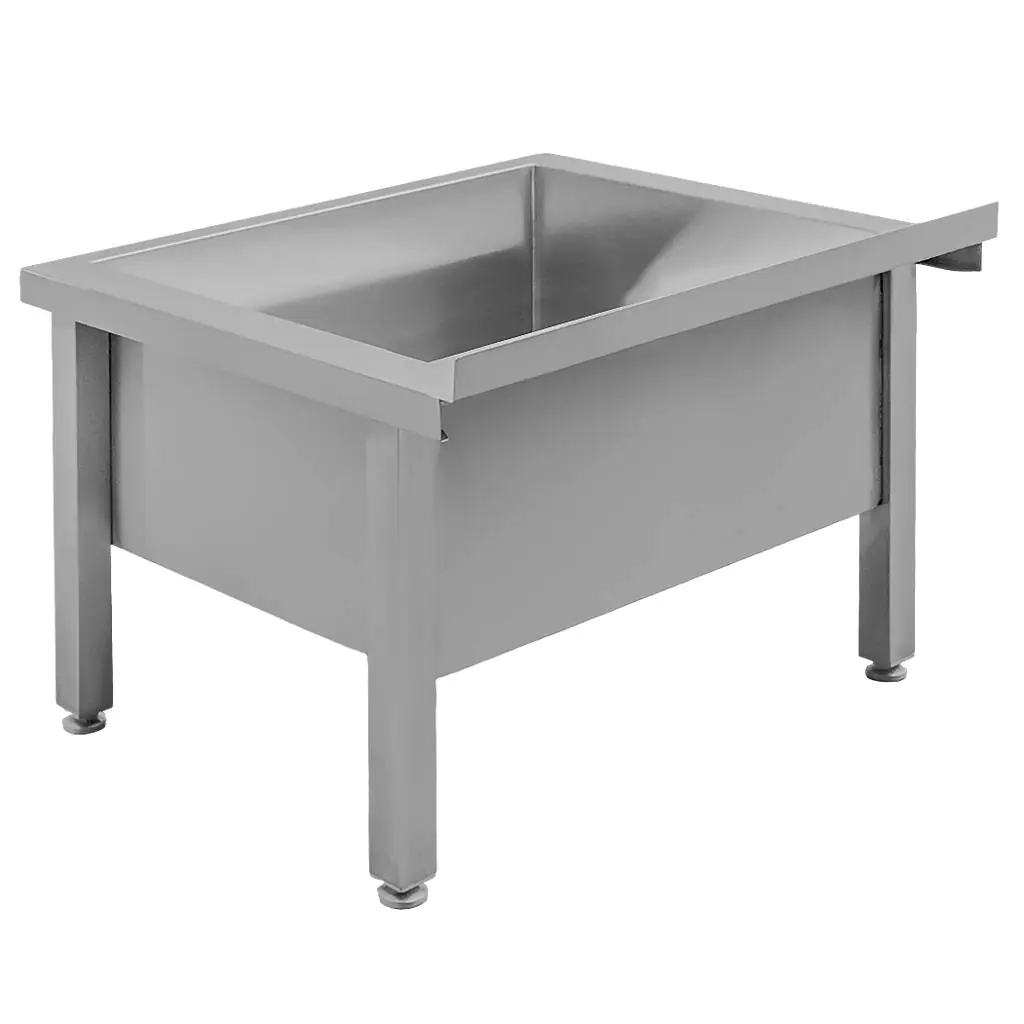 Chiuveta bucatarie cuva mare, inox, 60x60x50cm, o singura cuva [3]