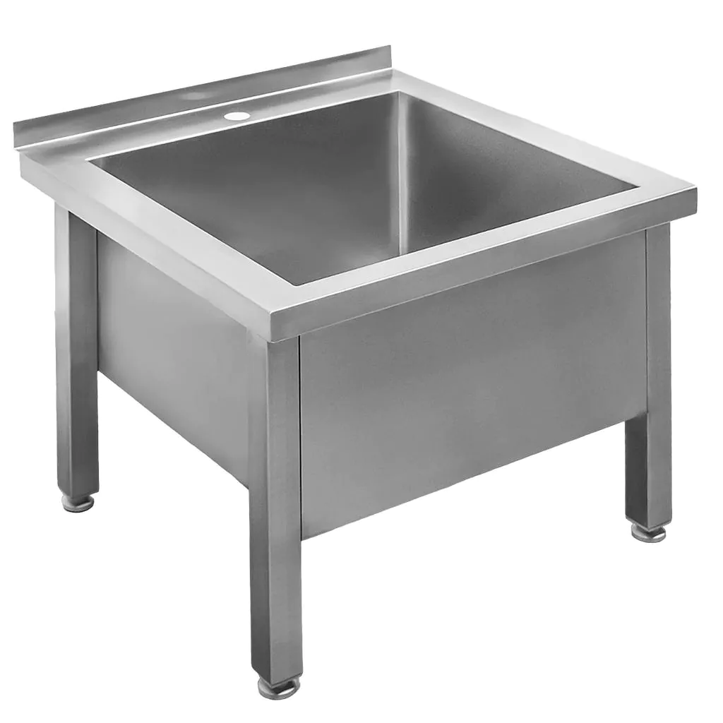 Chiuveta bucatarie cuva mare, inox, 60x60x50cm, o singura cuva [6]