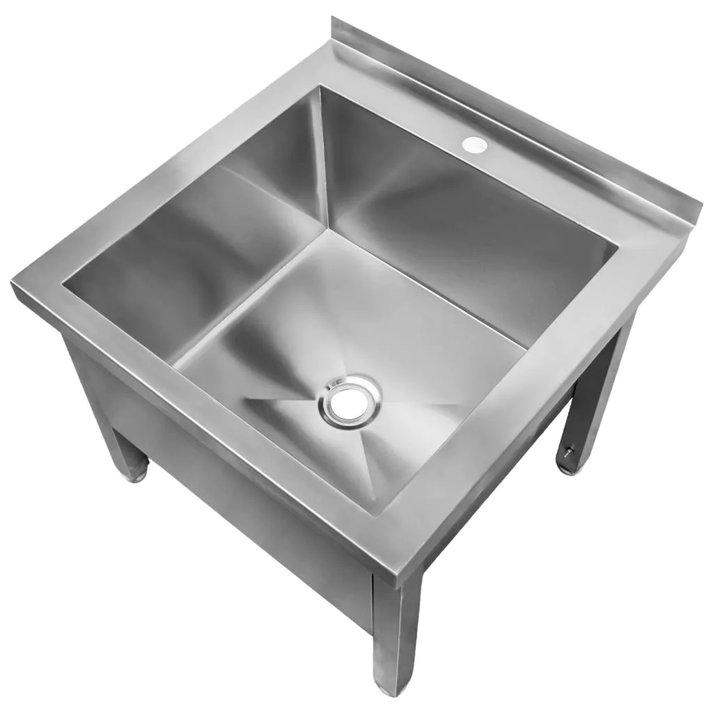 Chiuveta bucatarie cuva mare, inox, 60x60x50cm, o singura cuva [7]