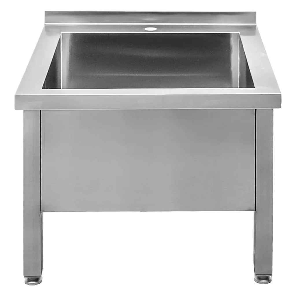 Chiuveta bucatarie cuva mare, inox, 60x60x50cm, o singura cuva [5]