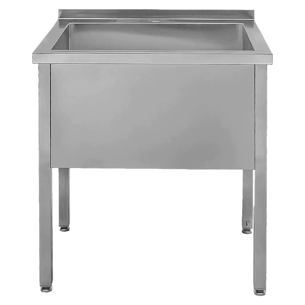 Chiuveta bucatarie cuva mare, inox, 70x70x85cm, o singura cuva [2]