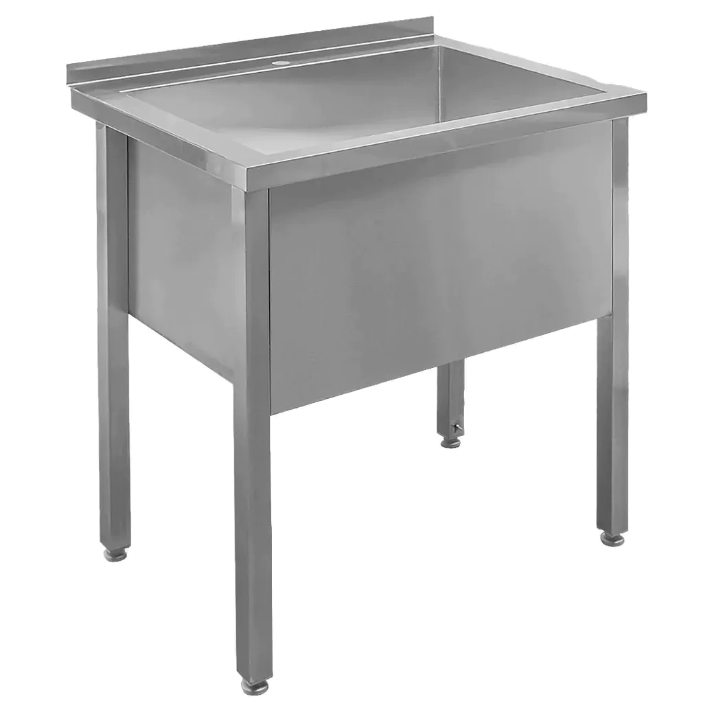 Chiuveta bucatarie cuva mare, inox, 70x70x85cm, o singura cuva [3]