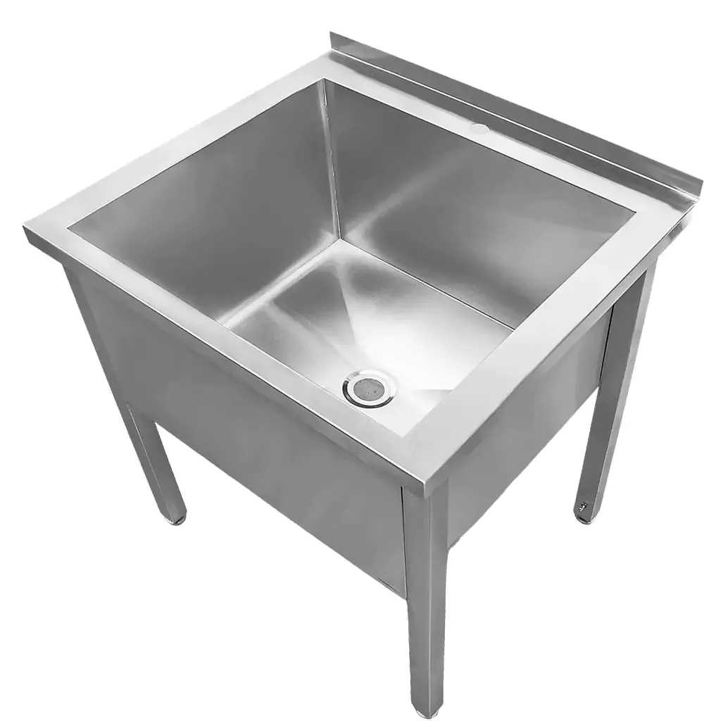 Chiuveta bucatarie cuva mare, inox, 80x60x85cm, o singura cuva [2]