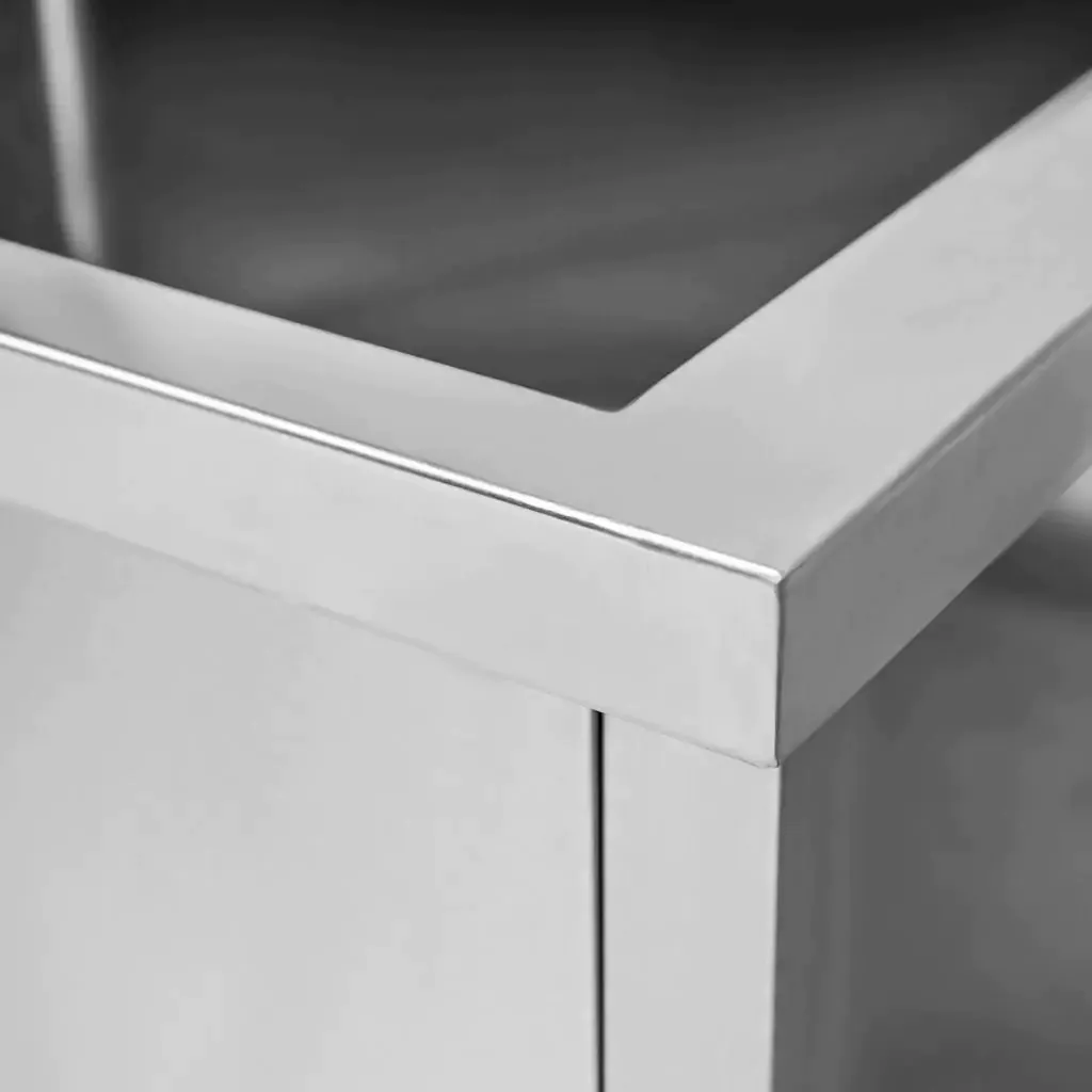 Chiuveta bucatarie cuva mare, inox, 80x70x85cm, o singura cuva [5]