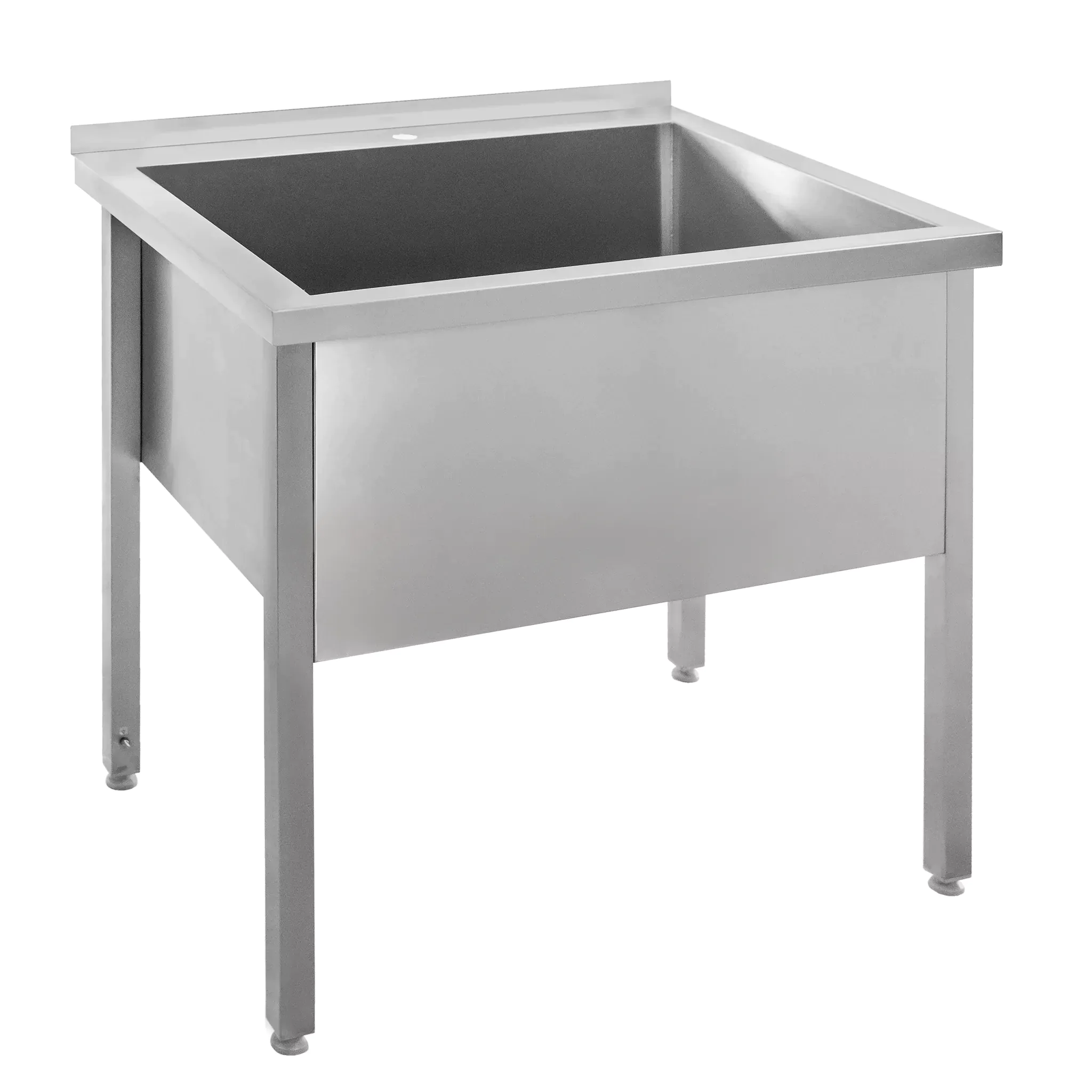 Chiuveta bucatarie cuva mare, inox, 90x60x85cm, o singura cuva [2]
