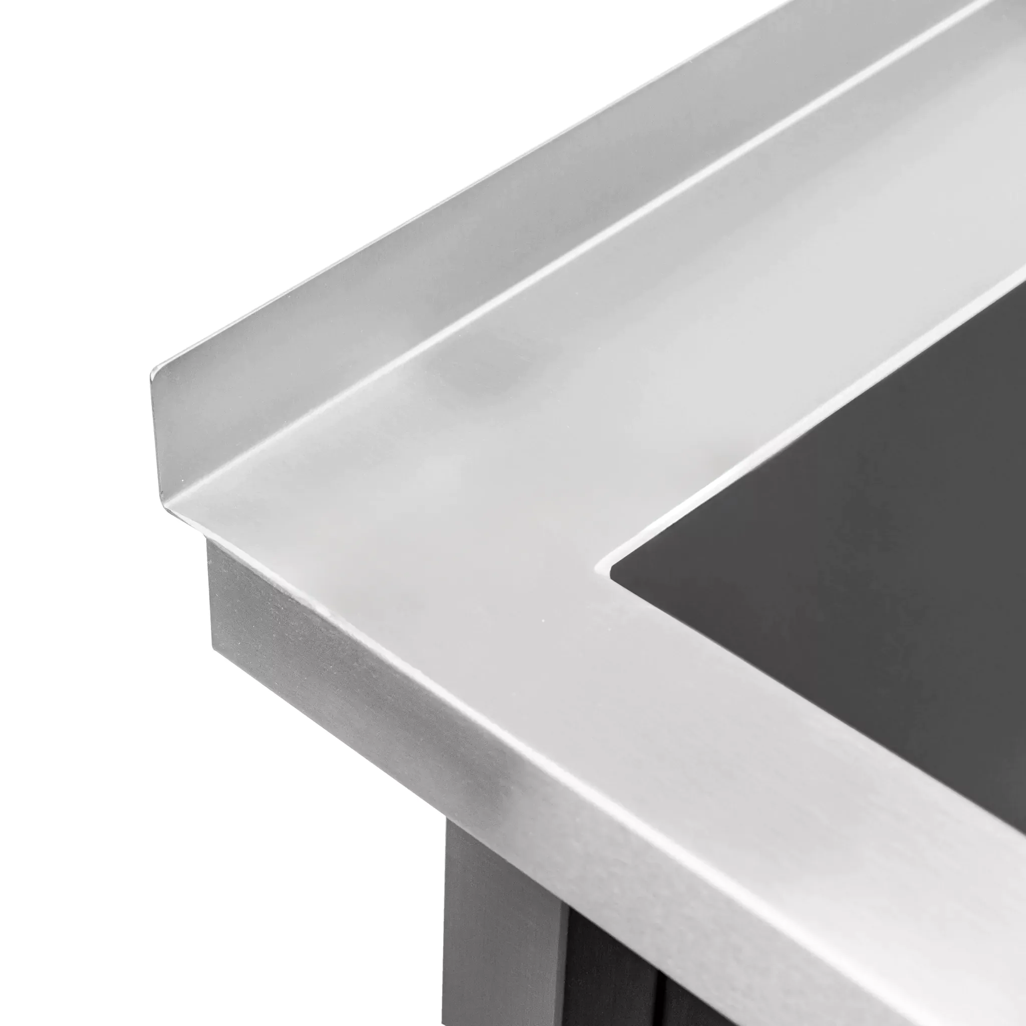 Chiuveta bucatarie cuva mare, inox, 90x60x85cm, o singura cuva [4]