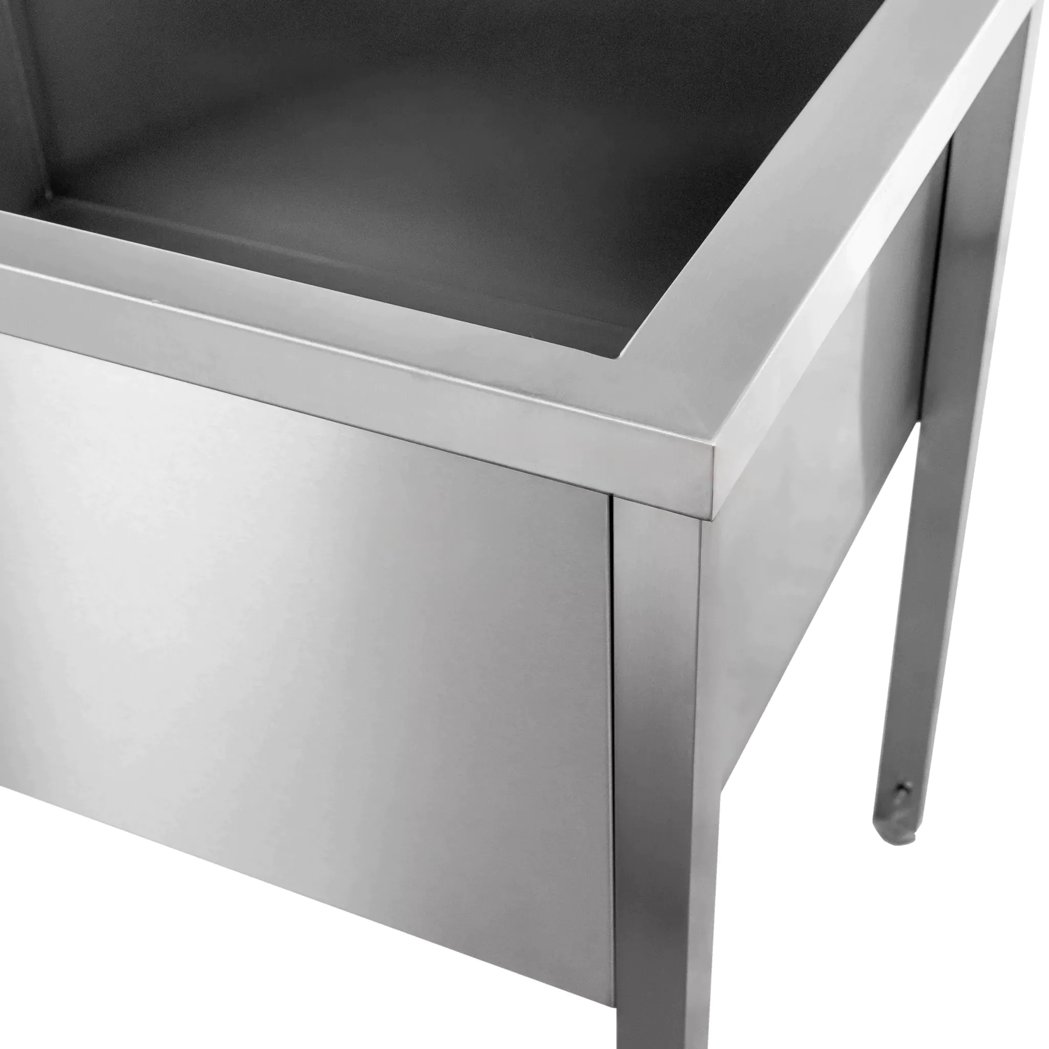 Chiuveta bucatarie cuva mare, inox, 90x70x85cm, o singura cuva [2]