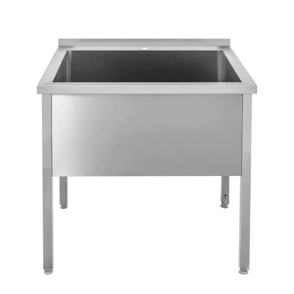 Chiuveta bucatarie cuva mare, inox, 90x70x85cm, o singura cuva [4]