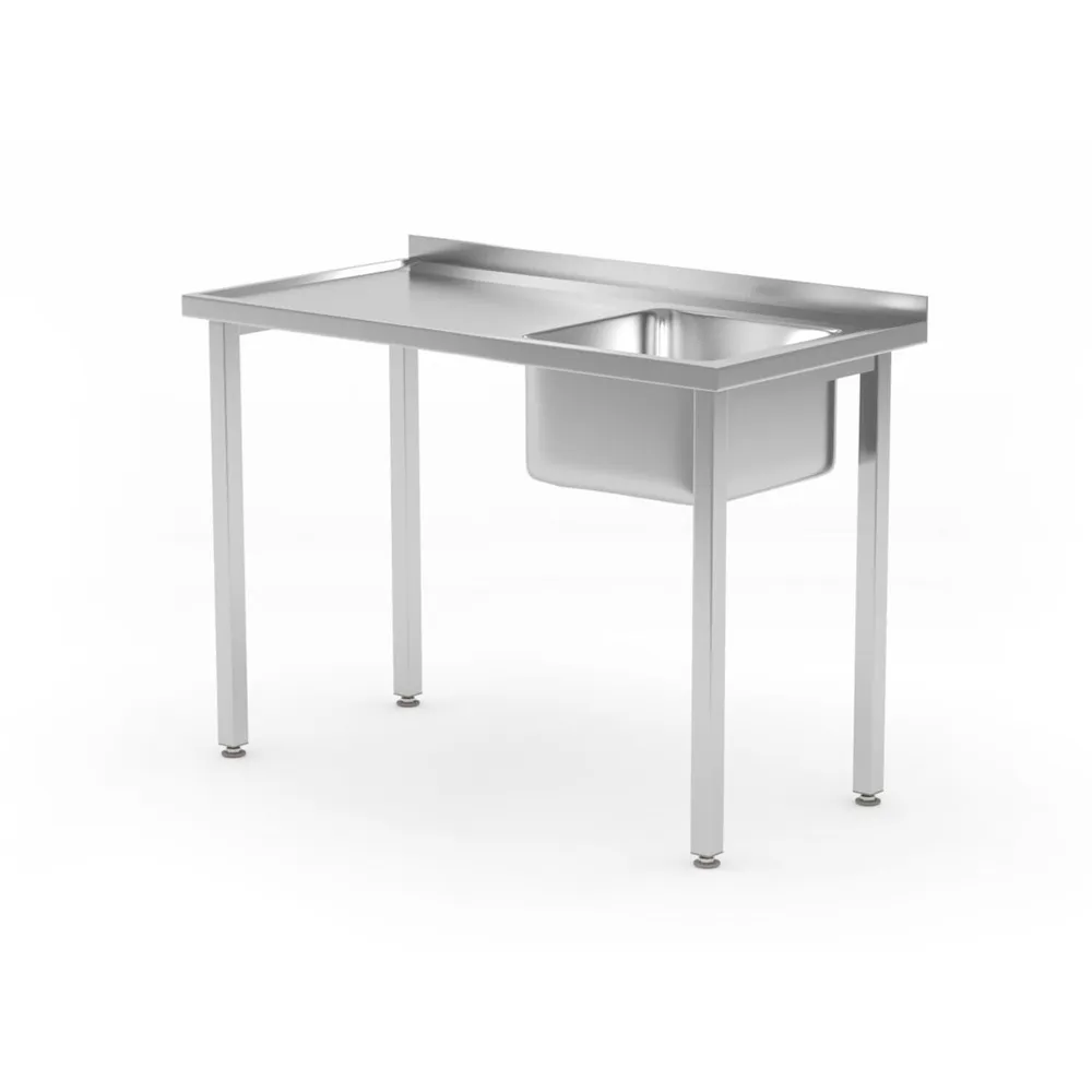 Chiuveta fara raft, inox, dezasamblata, 100x60x85 cm [1]