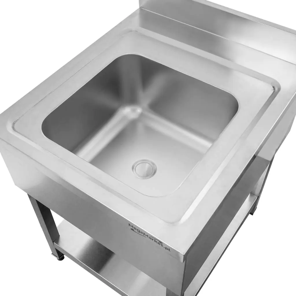 Chiuveta inox 1 cuva cu masca si raft 80x70x85cm [6]