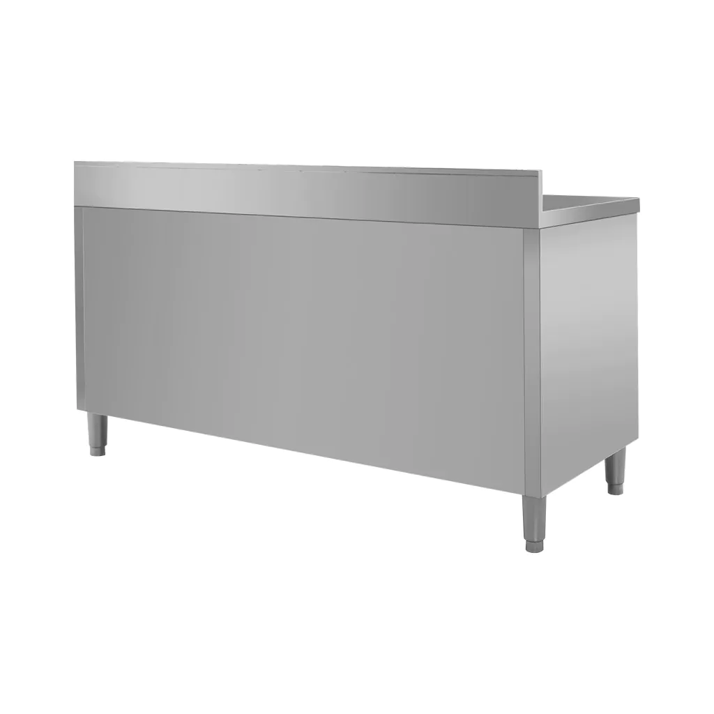 Chiuveta inox cuva dreapta, dulap 160x60x85cm [6]