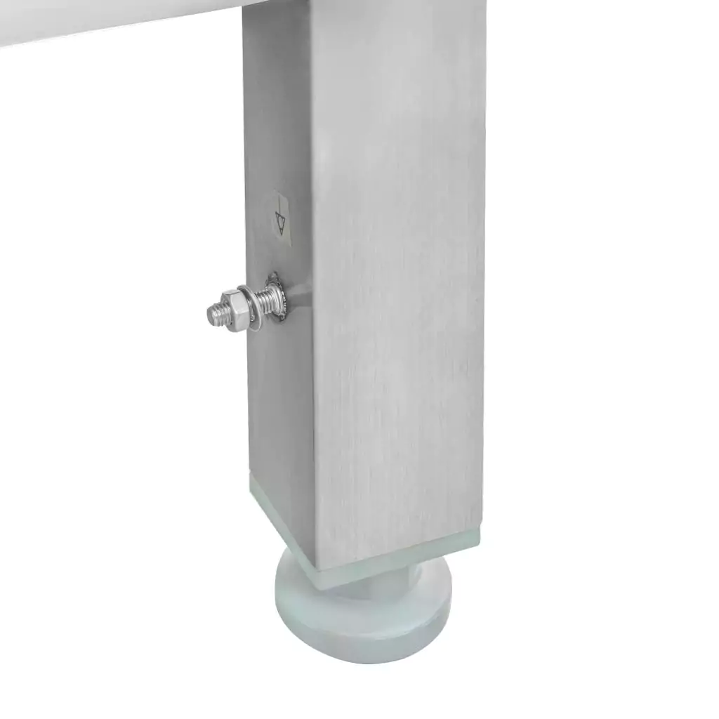 Chiuveta inox cuva stanga si raft 120x60x85cm [6]