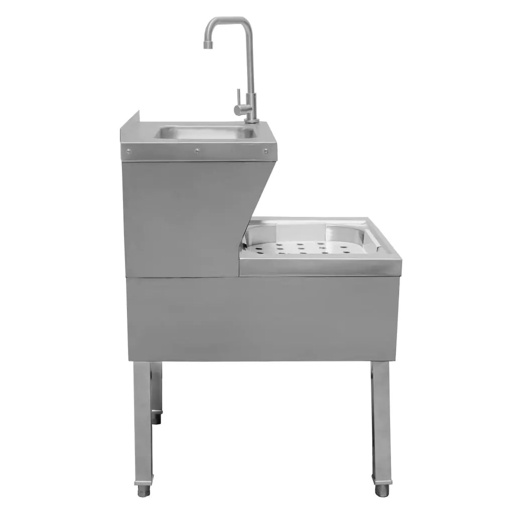 Chiuveta inox pentru mop 50x61x84cm [3]
