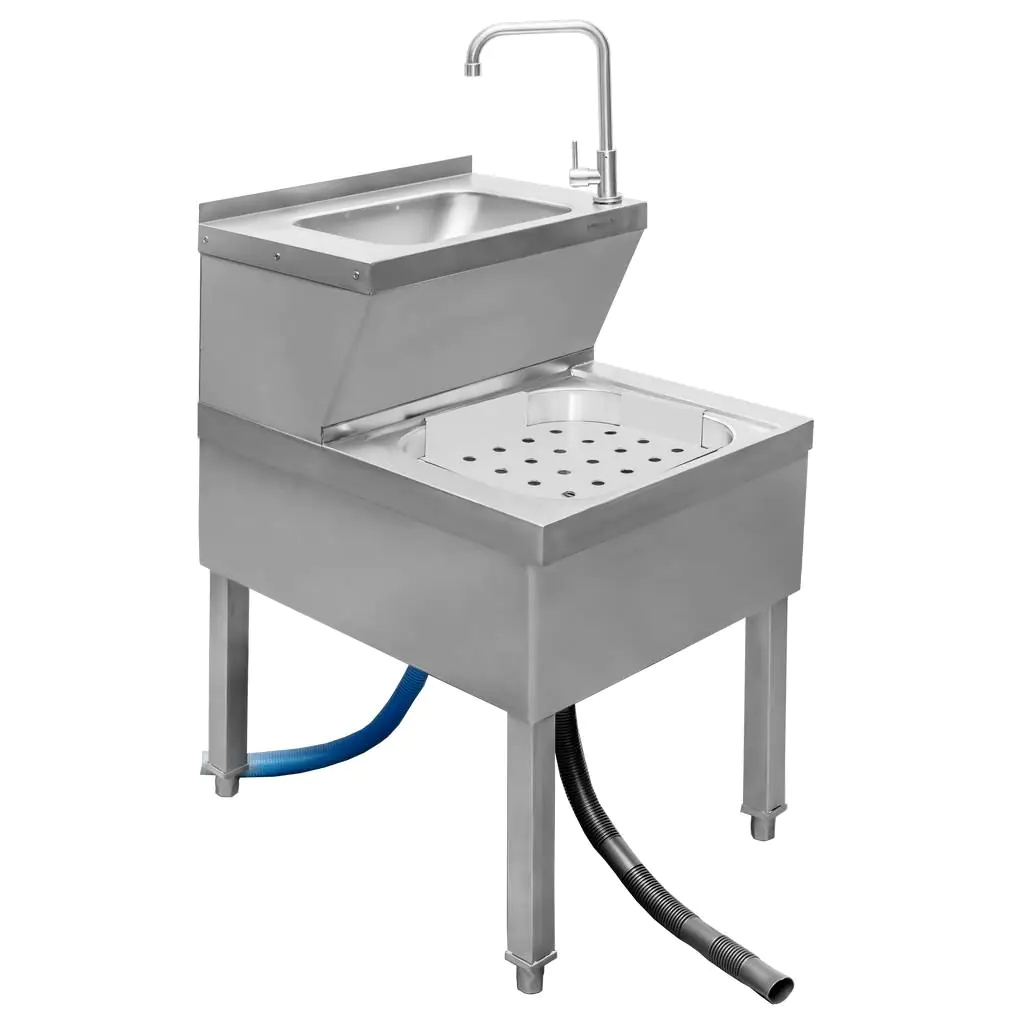 Chiuveta inox pentru mop 50x61x84cm [2]