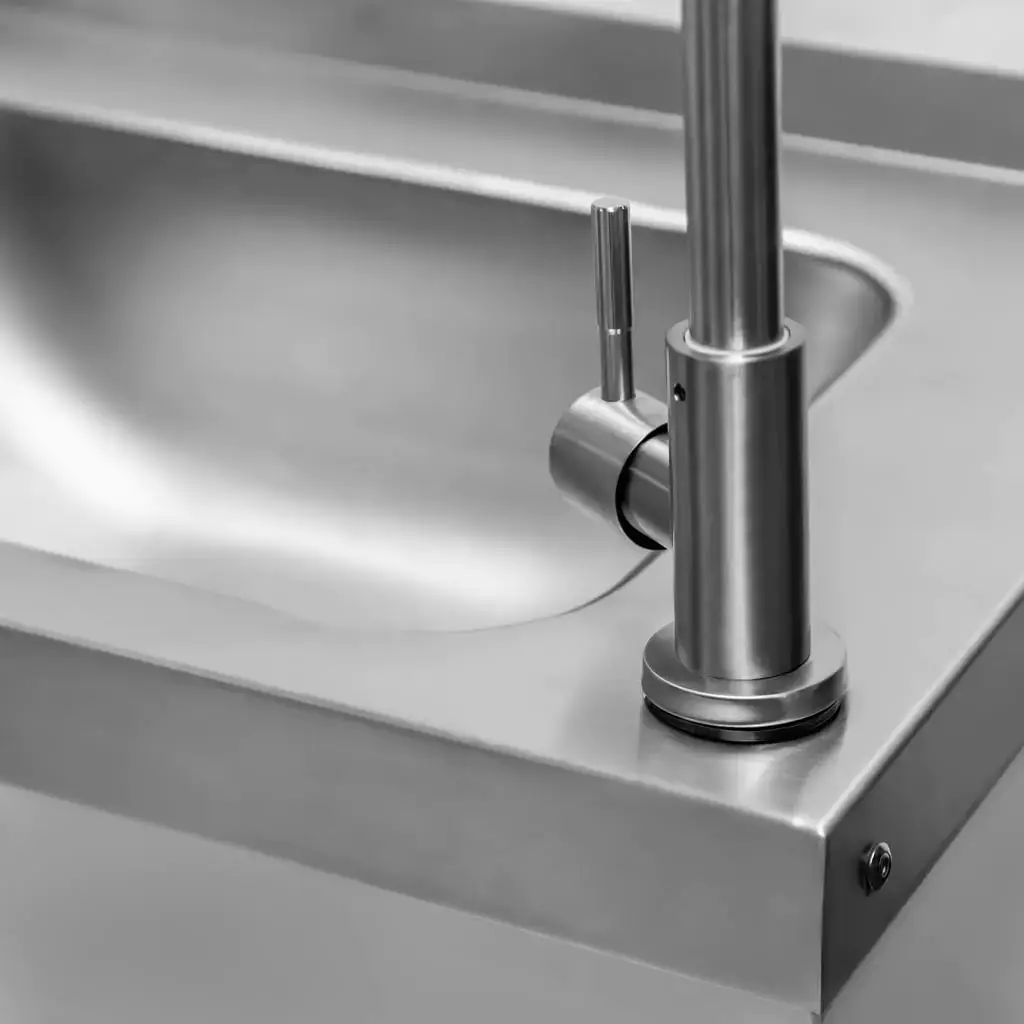 Chiuveta inox pentru mop 50x61x84cm [5]