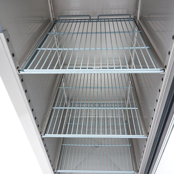 Congelator 700 litri inox cu usa sticla si 3 rafturi reglabile [4]