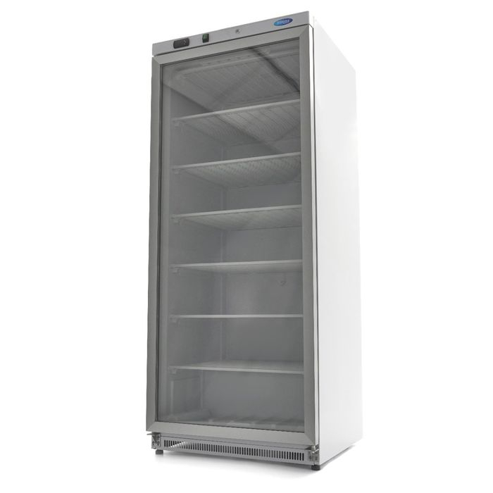 Congelator alb 600 litri cu usa sticla si 6 rafturi fixe [1]