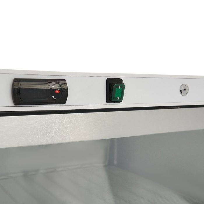Congelator alb 600 litri cu usa sticla si 6 rafturi fixe [2]