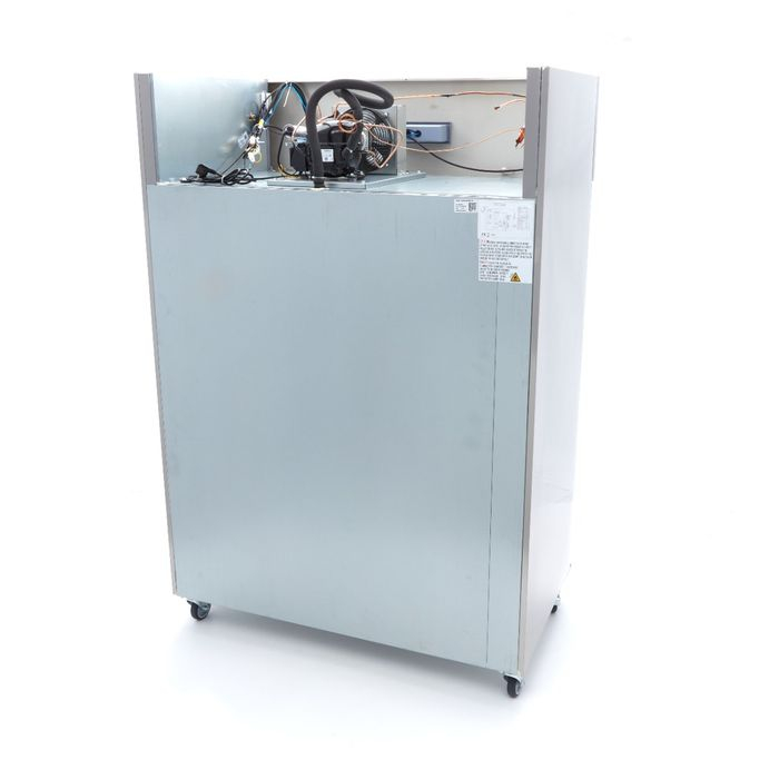Congelator inox 1200 litri cu 2 usi sticla si 6 rafturi gn [7]